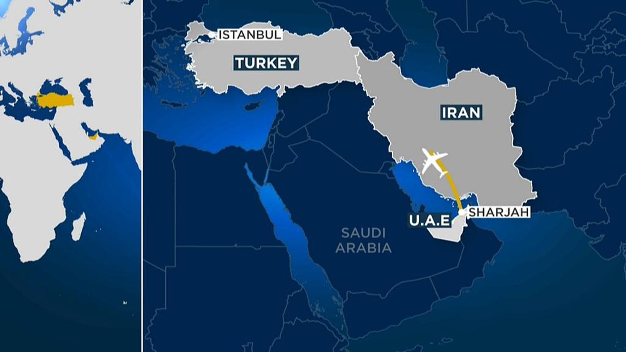 Türkisches Flugzeug im Iran abgestürzt