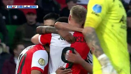 Nicolai Jorgensen Goal HD - Feyenoord	2-0	AZ Alkmaar 11.03.2018