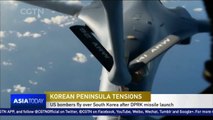 US bombers fly over Korean Peninsula after DPRK missile launch