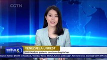 Venezuela anti-Maduro protests continue despite ban
