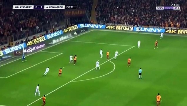 Bafetimbi Gomis Goal HD - Galatasaray 1-1 Konyaspor 11.03.2018