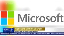 Microsoft's profits soar amid strong cloud demand