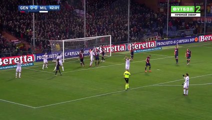 Nikola Kalinic CORRECTION Goal HD - Genoa 0-0 AC Milan 11.03.2018