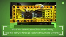 Lego Technic RC gearbox for pneumatic switches - Lego Technic MOC