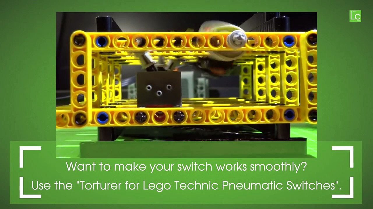 Lego Technic RC gearbox for pneumatic switches - Lego Technic MOC