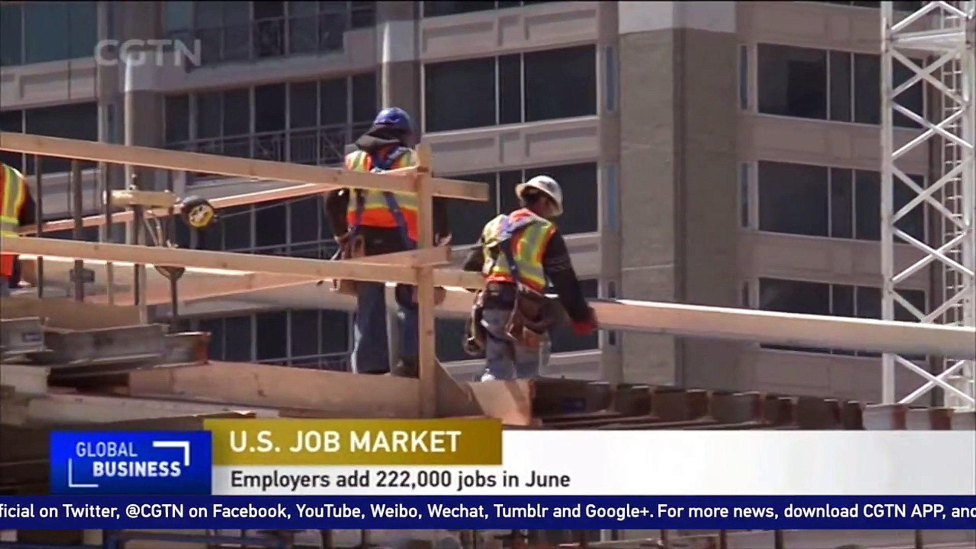 US job growth accelerates in June, wages continue to lag