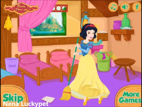 Play Snow White House Makeover Video Now-Makeover Games-Great Fairytales Games