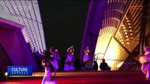 Sydney Opera House lights up in honor of Aboriginal art