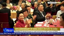 President Xi delivers speech at banquet in HKSAR