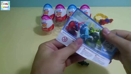 8 Kinder surprise eggs العاب اطفال بيضة كندر شوكولاتة كيندر