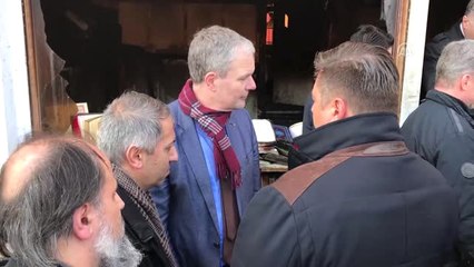 Alman Bakandan Kundaklanan Koca Sinan Camisi'ne Ziyaret