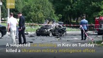 Senior Ukrainian military officer killed in Kiev car blast