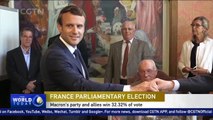 French President Macron heads for crushing parliamentary majority