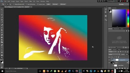 Photoshop Tutorial - Cool Gradient Effect