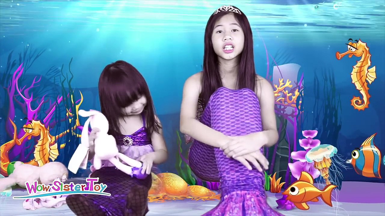ละครสั้น นางเงือก EP.2 Mermaid Princess ตอน เจ้าหญิงเงือกน้อย หัดว่ายน้ำ | น้องวีว่า พี่วาวาว