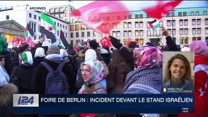 Allemagne: incident devant le stand israélien pendant la foire de Berlin