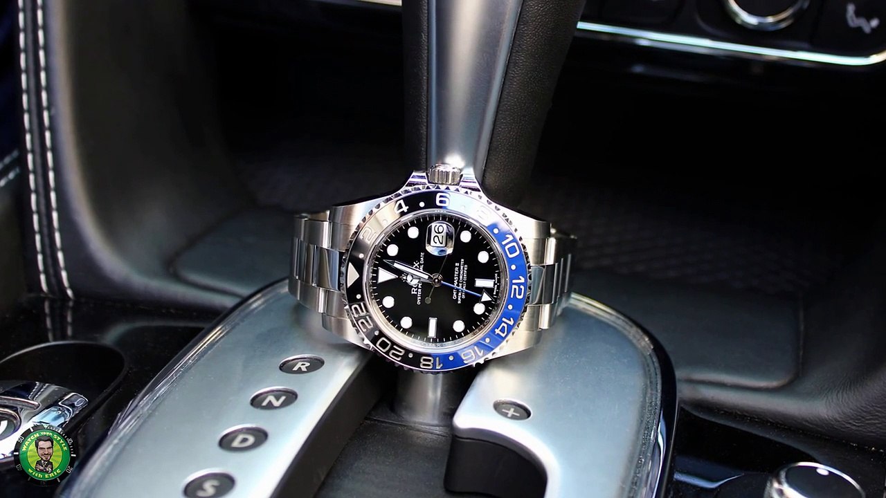Rolex Batman Review GMTMaster II 116710 BLNR video Dailymotion