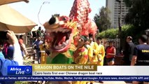 Cairo hosts first ever Chinese dragon boat race