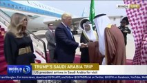 Trump arrives in Saudi Arabia for first foreign trip as president