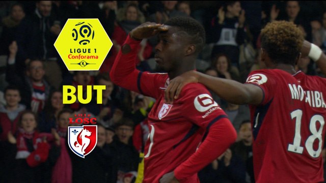 But Nicolas PEPE (41ème) / LOSC - Montpellier Hérault SC - (1-1) - (LOSC-MHSC) / 2017-18
