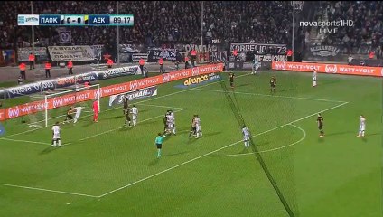 CORRECTION Goal HD - PAOK 1-0 AEK Athens FC 11.03.2018