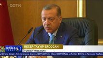 Turkish President Erdogan urges US to stop supporting Kurdish militants