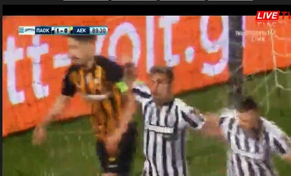 Το ακυρωθέν γκολ του Βαρέλα - ΠΑΟΚ vs ΑΕΚ - 11.03.2018