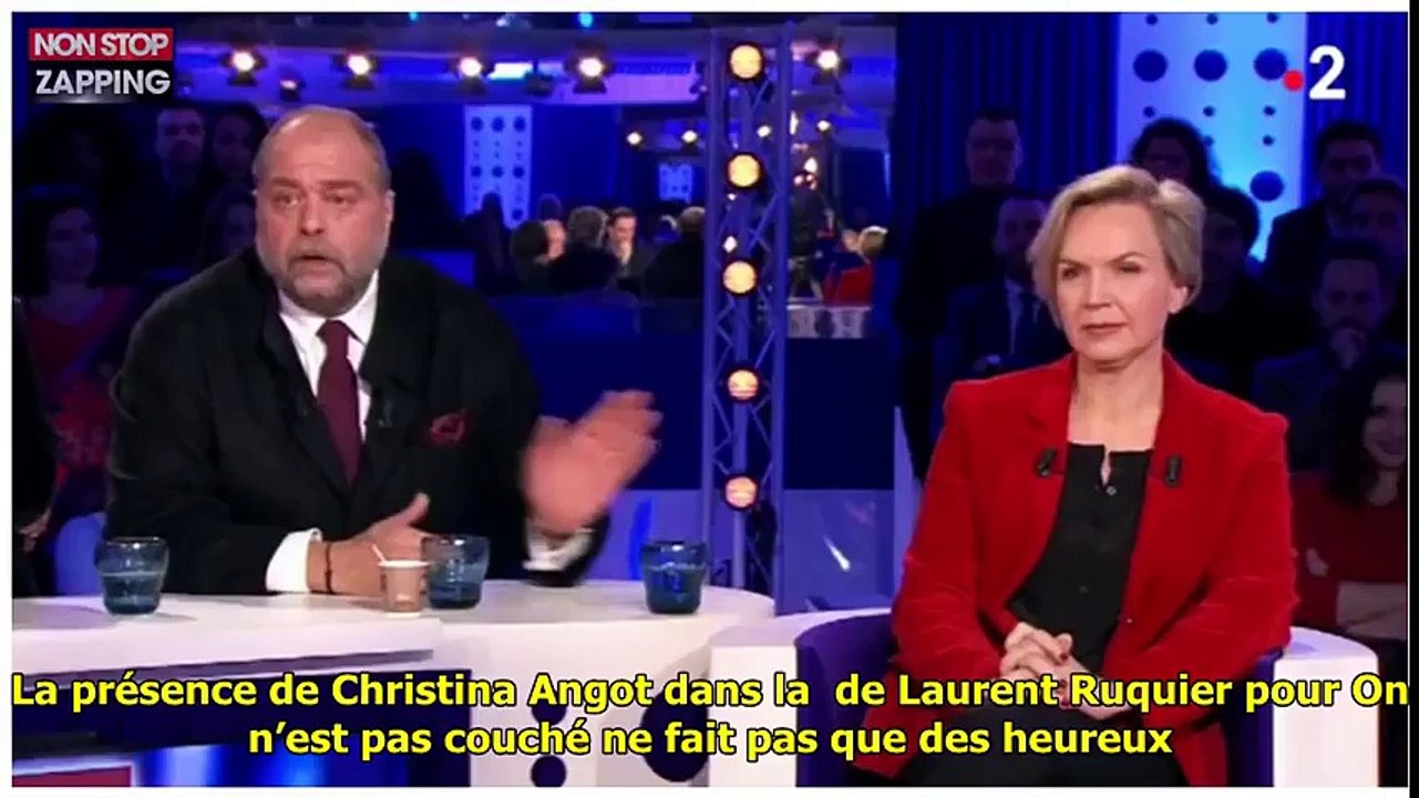 [TV] Le ton est monté sur le plateau de "On n’est pas couché" samedi dernier entre Christine Angot et Eric Dupond-Moretti