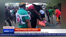 At least 24 dead as passenger bus falls into ravine in Philippines