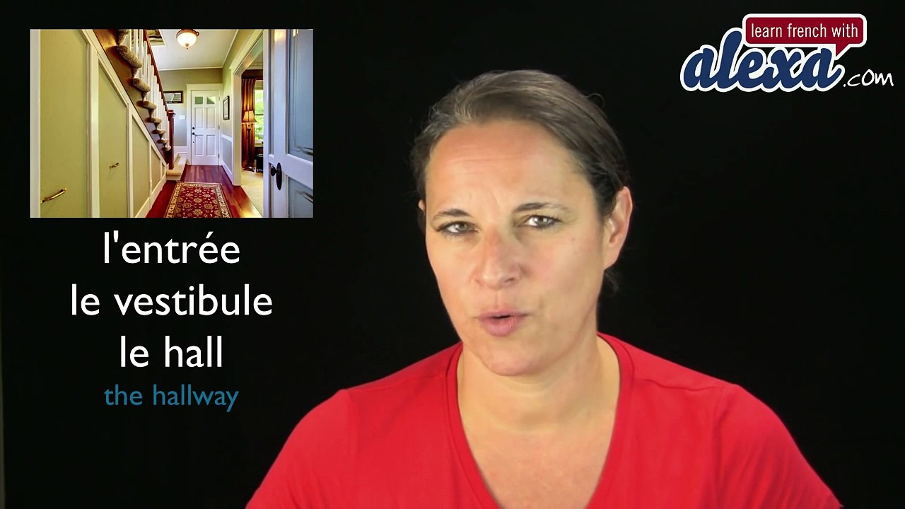 Rooms of the House in French (basic French vocabulary from Learn French With Alexa)