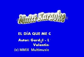 Alejandro Fernández - El Dia Que Me Quieras (Karaoke)