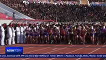More than 1,000 foreigners take part in annual Pyongyang Marathon