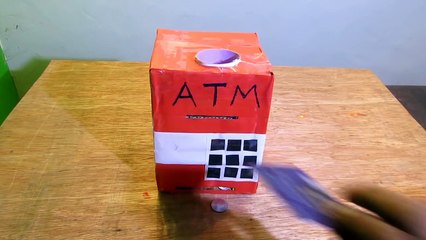 How to make a ATM Machine Piggy Bank - Easy Tutorials