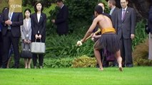 Chinese Premier Li Keqiang welcomed by Maori Haka