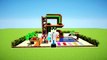 Minecraft: How to Make a Water Slide - Water Park Tutorial