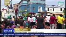 Thousands homeless as Peru struggles with intense flooding