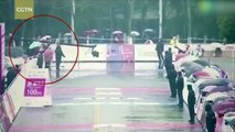 Hilarious video of Chinese marathon goes viral as runners miss the finish line