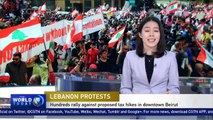 Thousands rally against Lebanese parliament's proposed tax hikes