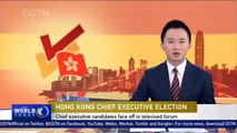 Hong Kong Chief executive candidates face off in televised debate