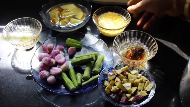 Tiffin Sambar recipe in Tamil- Hotel sambar style - டிபன் சாம்பார் செய்முறை - How to make