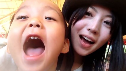 かしいかえんのウルトラマンショーでゼロとエックスに会った【こうちゃん】Meeting Ultraman Zero & X!