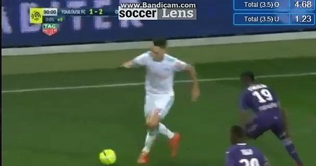 Marseille Hit the Post 2 times HD - Toulouse 1-2 Marseille 11.03.2018