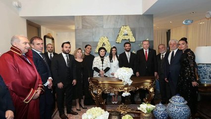 Cumhurbaşkanı Erdoğan, Arda Turan’ın nikah şahidi oldu