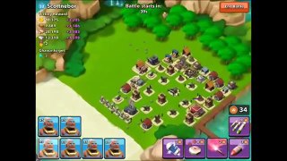 Boom Beach - Attacking LvL 30+ Bases (Only Warriors)