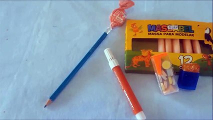 DIY MATERIAL ESCOLAR COMESTÍVEL #2 | DIY EDIBLE SCHOOL SUPPLIES - #TUDOCOMESTIVEL