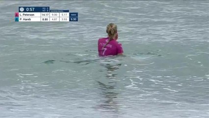 Adrénaline - Surf : Lakey Peterson with a 9 Wave vs. P.Hareb