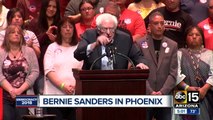 Bernie Sanders speaks in Phoenix