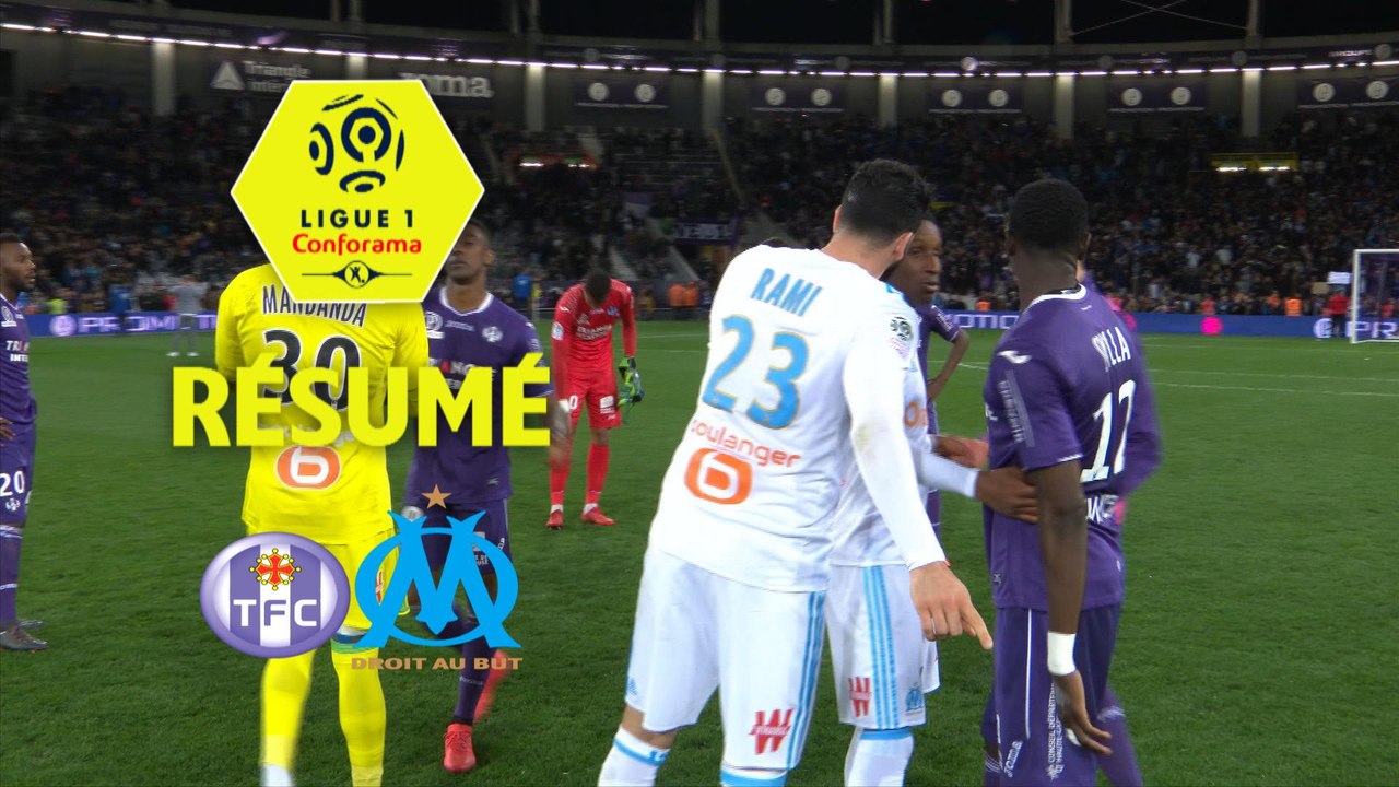 Toulouse FC - Olympique de Marseille (1-2)  - Résumé - (TFC-OM) / 2017-18