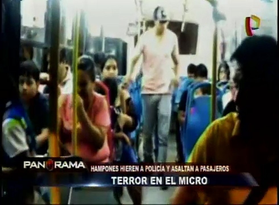 Trujillo Chofer cobró pasaje con policía herido de bala después de asalto