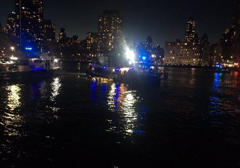 Police Search East River for Downed Helicopter